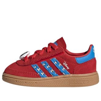 adidas (TD) adidas x Disney Handball Spezial Comfort Closure Elastic Lace Red Lucid Blue IH6873