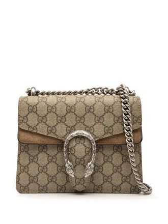 Gucci 2016-2025 Small GG Supreme Dionysus crossbody bag - Brown
