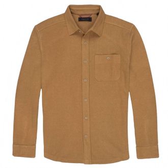 Dakota Grizzly Mens Aiden Knit Shirt In Bronze