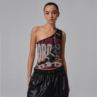 Nike Jordan Womens Jordan Flight Graphic Tank Top in White | IO3043-133