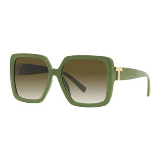 Tiffany & Co. Zonnebrillen - Dames - Zonnebrillen - Groen - 58 MM - Accessoires