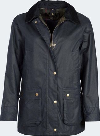 Barbour WOMENS ACORN WAX JACKET Size: 12-M, colour: NAVY