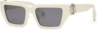 Roberto Cavalli SRC016M 847X Mens Sunglasses White Size 55