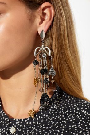 Isabel Marant Long Single Earring, Womens, Silver