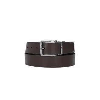 Tommy Hilfiger Belts, male, Brown, Size: 115 CM Denton Reversible Leather Belt