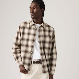 Levi's Duboce Boxy Overshirt - Mens - 2XL - Brown