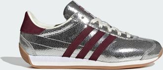 adidas Originals ADIDAS Originals Womens Country OG Shoes - Silver Leather - Size UK 8.5