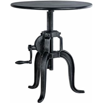 Clp Tavolino Marcos 50 cm Argento antico