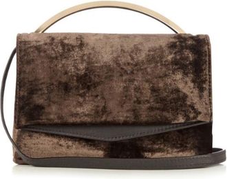 Eddie Borgo Boyd Vanity velvet cross-body bag