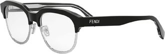 Fendi Demo Round Mens Eyeglasses FE50068U 020 52