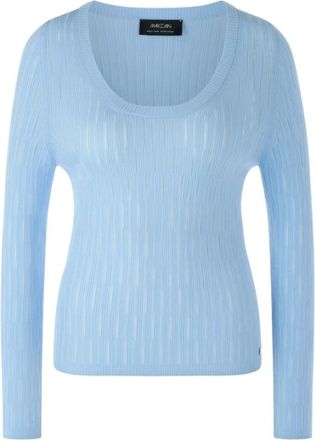 Marc Cain Truien & Vesten, Dames, Blauw, L, Ronde hals gebreid