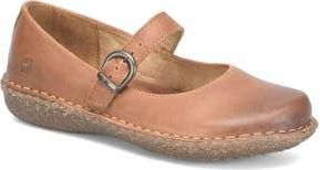 Børn Mary Jane Flat in Brown Leather at Nordstrom Rack, Size 8.5