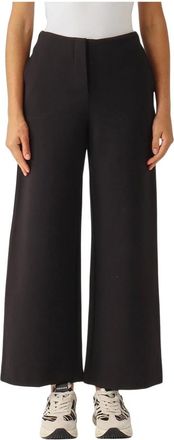 Maison Margiela Broeken, Dames, Zwart, M, Wide Broeken