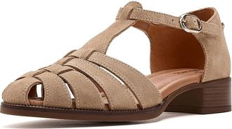 Pikolinos Valencia W7D Womens Flat Shoes Desert : EU 41 (US Womens 10-10.5) B - Medium, Leather