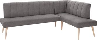 Exxpo Sofa Fashion Eckbank »Costa, moderne Rückensteppung, bequem und elegant, hoher Holzfuss« hochwertig verarbeitet, Frei im Raum stellbar
