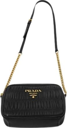 Prada Pre-owned Cross Body Bags, female, Black, Size: ONE SIZE Pre-owned Vintage Cross Body Bag