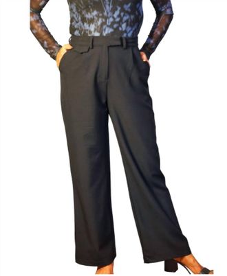 Wild Pony Crepe Trouser In Navy
