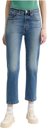Levi's 501 Crop Lightweight Jeans - Dames - Cropped Jeans - Blauw - W25 L26 - Denim - Jeans