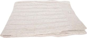 Herno Accessoires, Dames, Wit, ONE Size, Wol, Resort Sjaal van Kabelgebreide Alpacawol