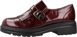 Pitillos Abotinado Charol - Dames - Loafers - Rood - 38 EU - Leer - Schoenen