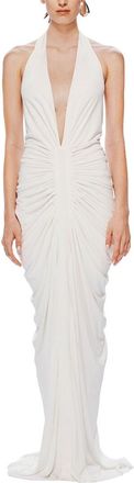 Misha Collection The Venus Gathered Cupro Dress