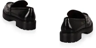 Tory Burch Leather Loafer - Black