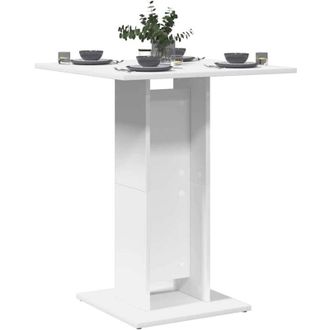 vidaXL Tavolo da Bistrot Bianco 60x60x75 cm in Legno Multistrato - Vidaxl