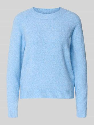 Vero Moda Regular Fit Strickpullover mit Crew Neck Modell DOFFY in Hellblau, Gr&ouml;&szlig;e XL