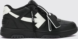 Off-white Sneakers Out Of Office in pelle e mesh con punta traforata e suola in gomma