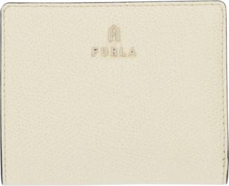 Furla Camelia Compact Wallet - Dames - Portefeuilles - Geel - ONE Size - Leer - Accessoires