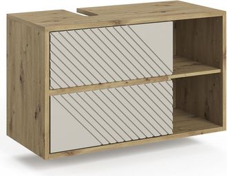 Vicco Mueble Bajo Lavabo Viola, Roble Artesanal/cachemira, 100 X 60 Cm, Vicco