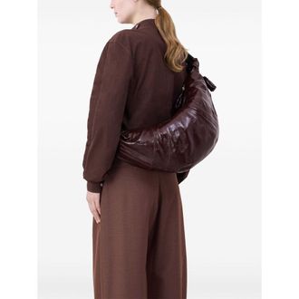 Christophe Lemaire Coated Cotton Shoulder Bag - Brown