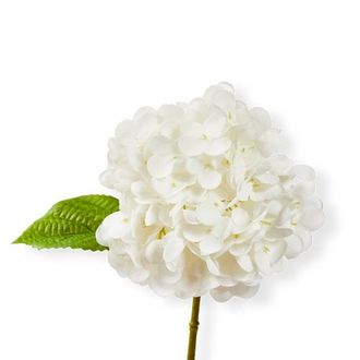 Tag Soft Touch Faux Hydrangea Stem White White Plastic Spring at Nordstrom