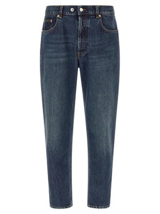 Department Five Blue Mid Rise Jeans