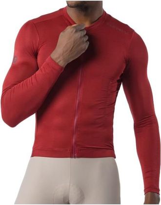 Castelli Espresso 2 L/S Jersey Velotrikot f&uuml;r Herren | rot