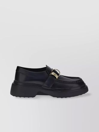 Tod's leather chunky loafers