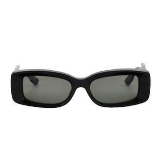 Gucci Grey Rectangular Ladies Sunglasses GG1528S 001 53
