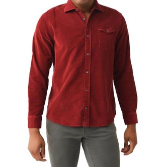 Johnnie-O Mens Kodiak Button Down Shirt In Malibu Red