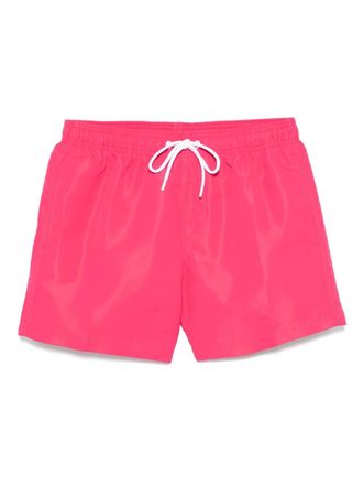 Sundek stripe-detailing swim shorts - Pink