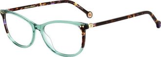 Carolina Herrera Womens 54 mm Green Eyeglasses