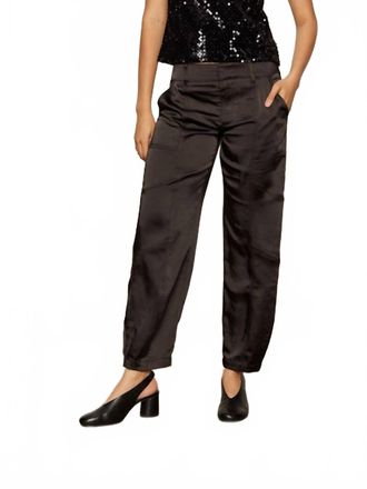 Sanctuary Sahara Satin Tapered Pant In Black