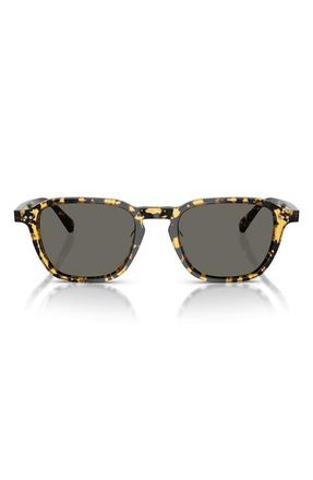 Oliver Peoples Emryn 50mm Pillow Sunglasses in Tokyo Tortoise /Carbon Grey at Nordstrom