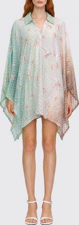 Missoni Mini caftano in viscosa con scollo a V e dettagli ricamati