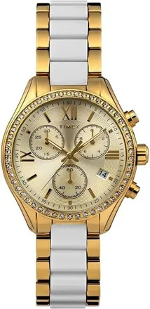 Timex Womens Classic Gold Dial Watch
