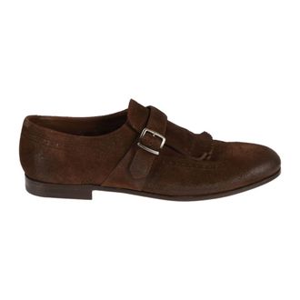 Churchs Schoenen, Heren, Bruin, 43 1/2 EU, Leer, Shanghai Laser Monk Strap