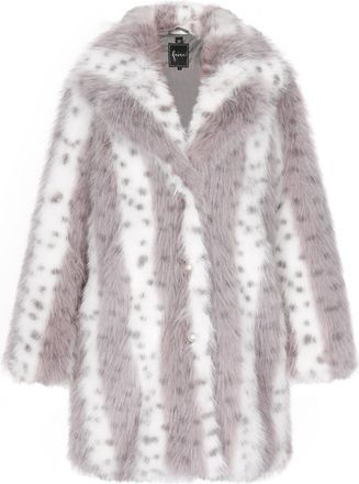 Faina jas Dames Grijs Veelkleurig