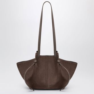 Yuzefi Mochi Bag in Nutmeg Suede Leather