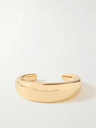 LIÉ STUDIO Bracciale Rigido Con Finitura Oro The Emma