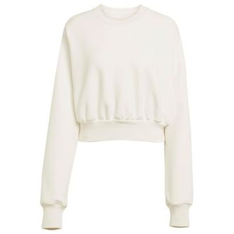 adidas Soft Lux Sweatshirt Pullover f&uuml;r Damen | wei&szlig;