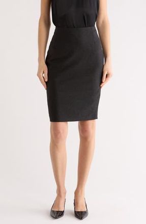 Akris High Waist Stretch Wool Skirt in Charcoal at Nordstrom Rack, Size 4